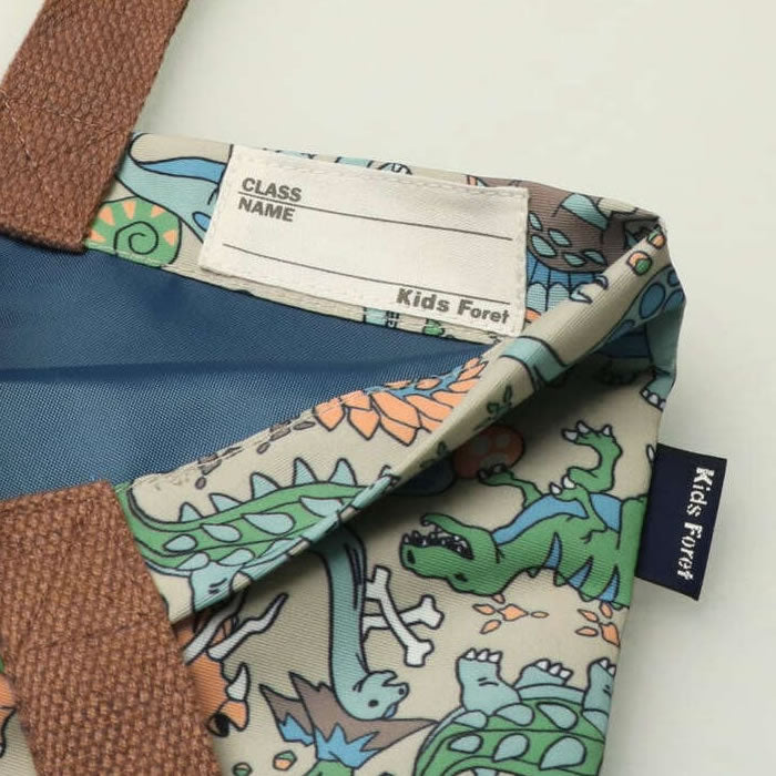 Kids Foret Working Vehicles and Dinosaur Print Shoe Case