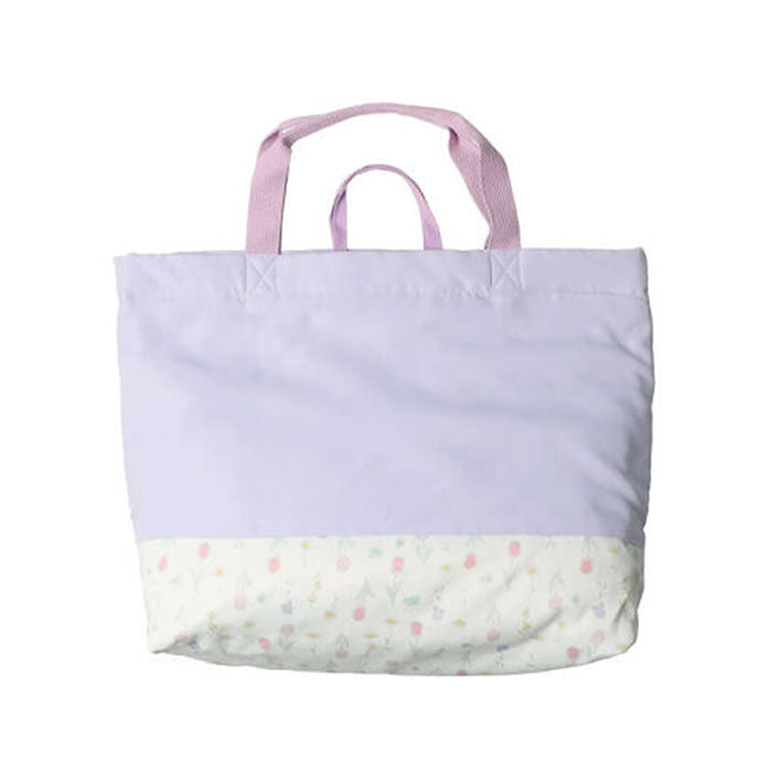 kids foret 花・くま柄フリル付きレッスンバック