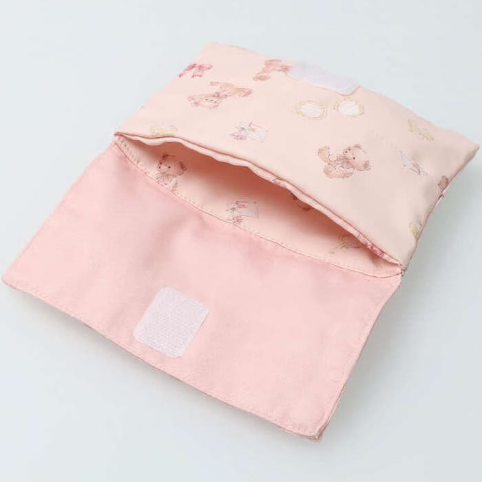 kids foret Flower and bear pattern mobile pocket