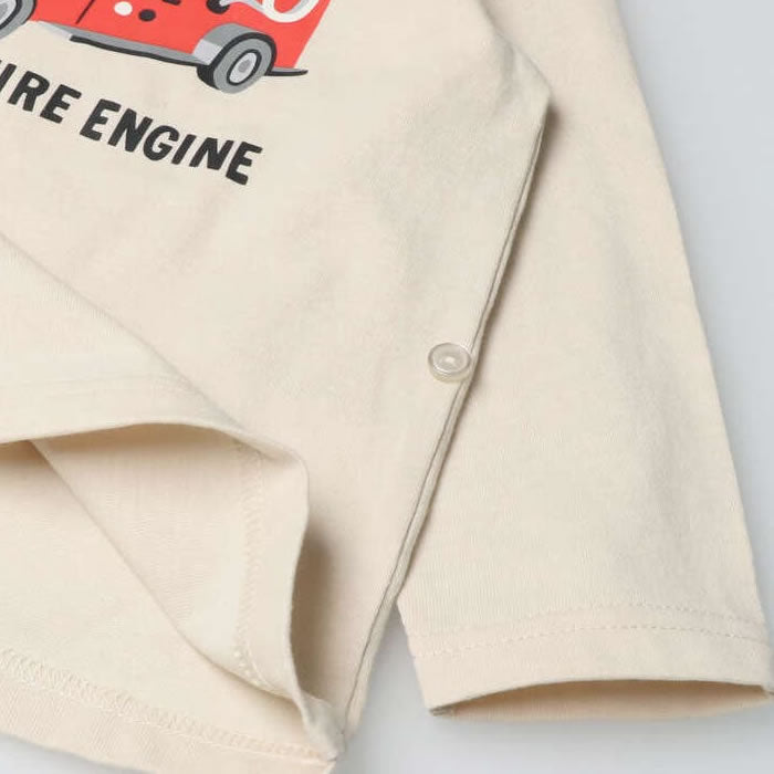 kids foret Working Car Long Sleeve Pajamas