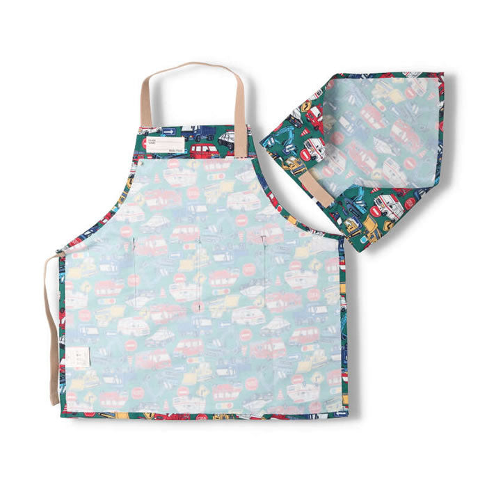 kids foret all-over print apron