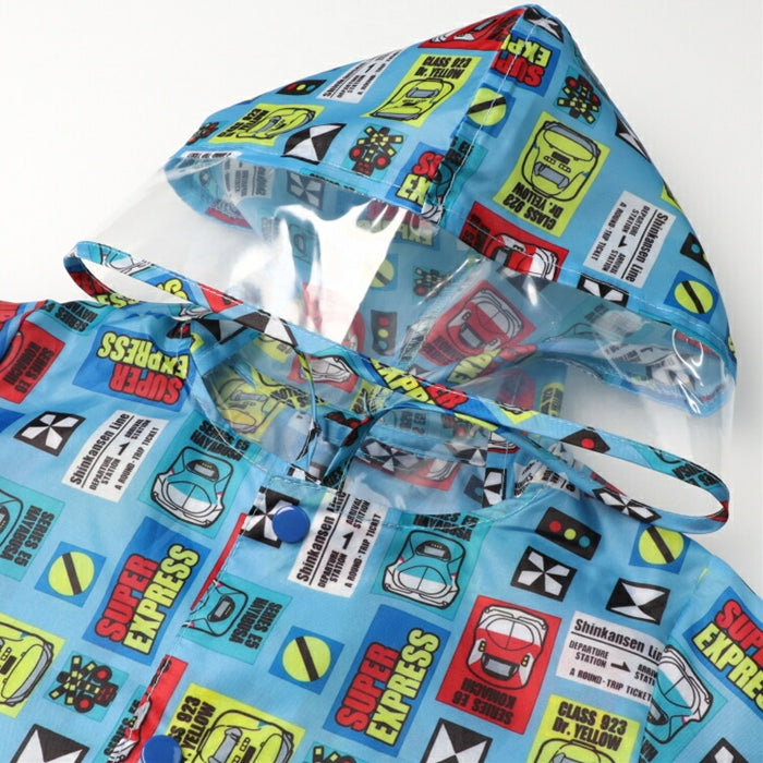 JR新幹線柄レインコート