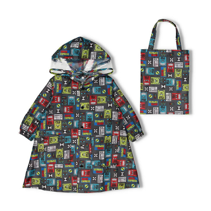 JR新幹線柄レインコート