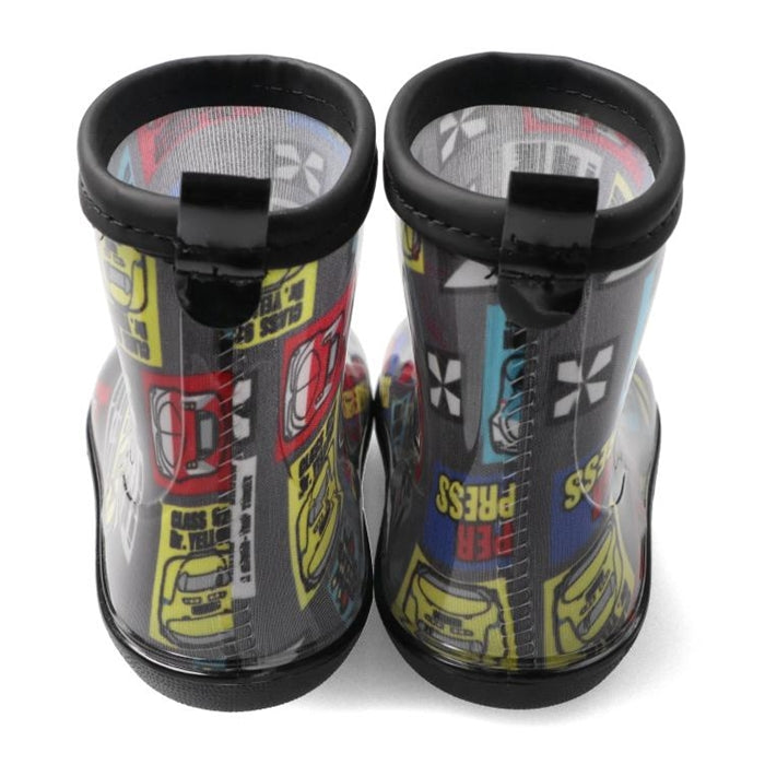 JR Shinkansen train pattern rain shoes