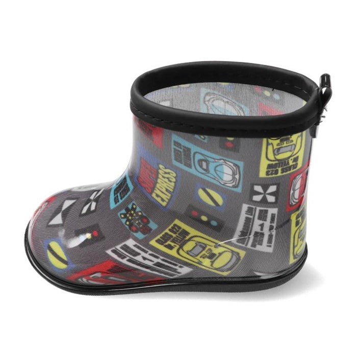 JR Shinkansen train pattern rain shoes