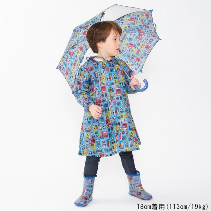 JR Shinkansen train pattern rain shoes