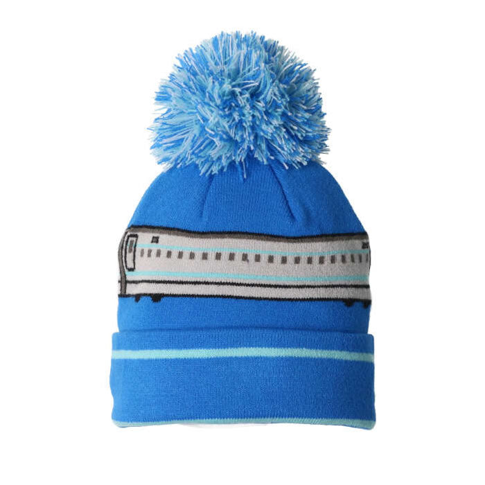 moujonjon JR Shinkansen and freight train knitted hat