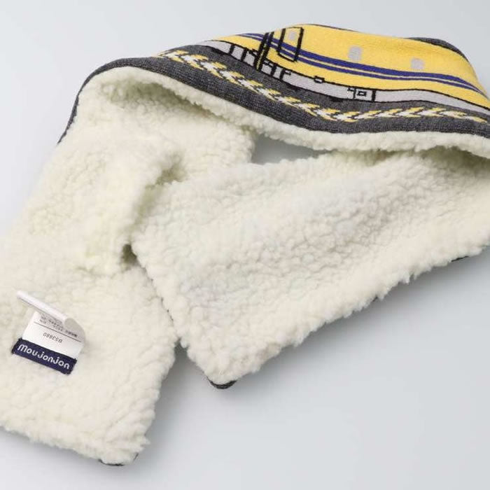 moujonjon JR Shinkansen train pattern scarf