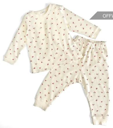 L.COPECK Waffle Pajamas