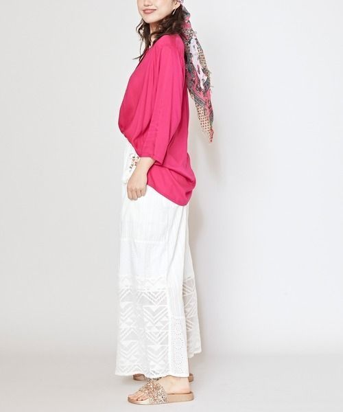 Amina/ids5127/レリーアパンツ/khaki チャイハネ CAYHANE