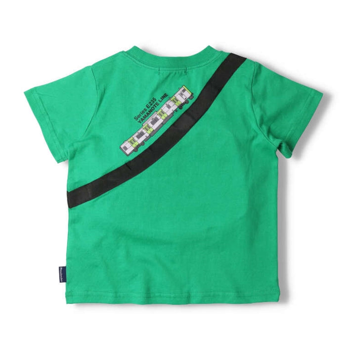 moujonjon conventional train waist pouch short sleeve T-shirt