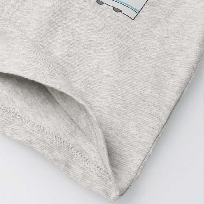 moujonjon 新幹線電車プリント半袖Tシャツ
