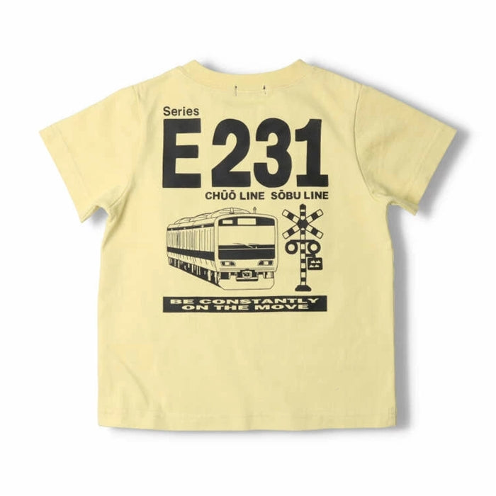 moujonjon JR在来線電車迷路仕掛け半袖Tシャツ