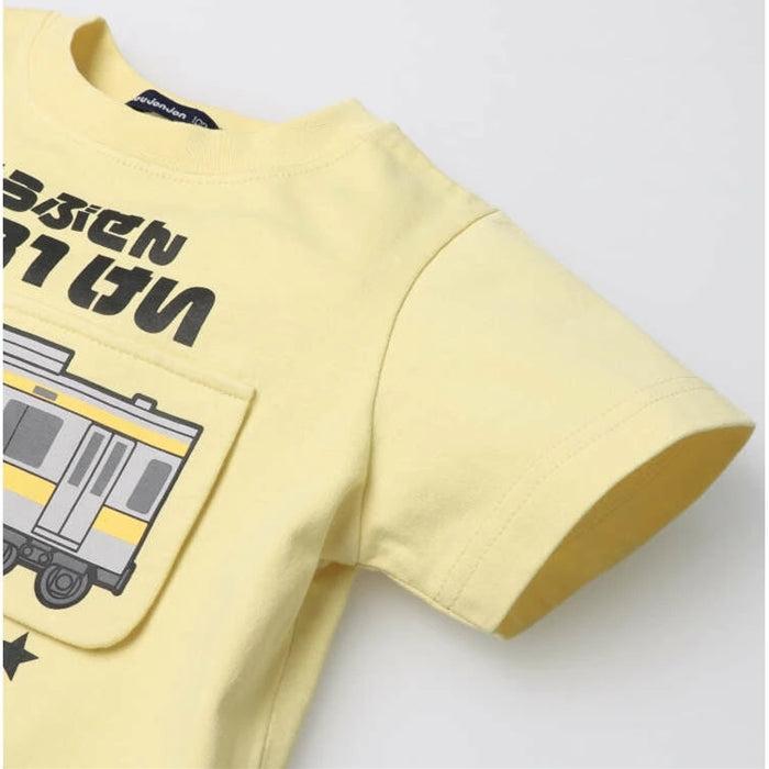 moujonjon JR在来線電車迷路仕掛け半袖Tシャツ