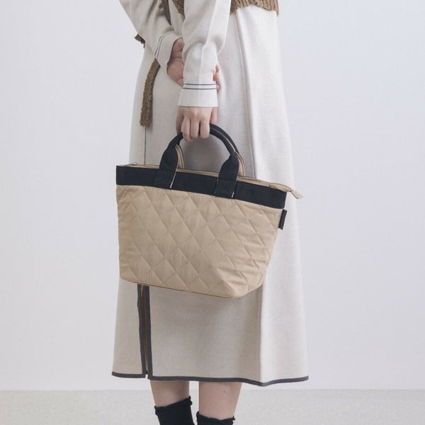 キルティングミニトートバッグ