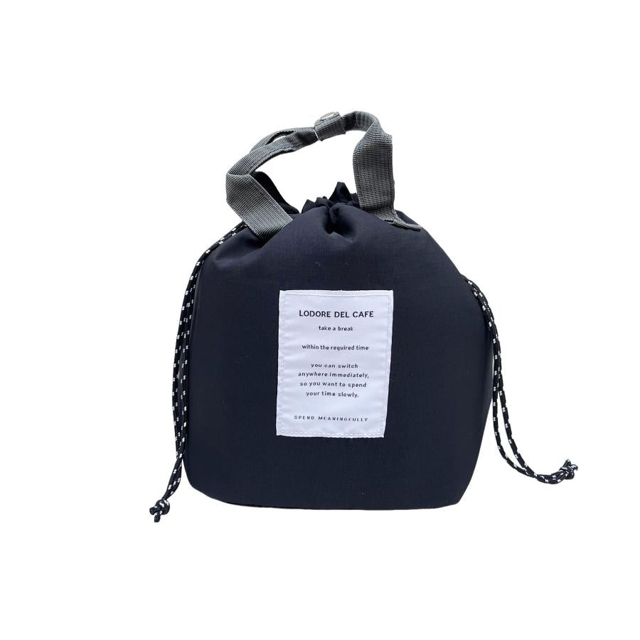 Drawstring cooler bag, lunch bag, waterproof, heat-insulating, cold-insulating, wired lunch tote, lunch bag, stylish, picnic, field trip, school, office, women, children, men
