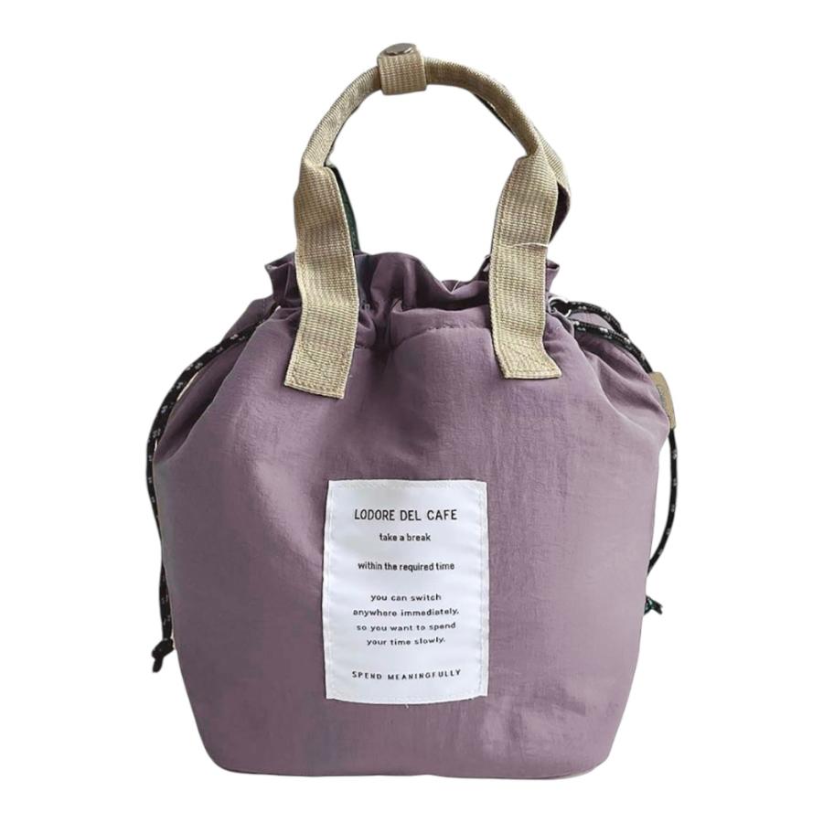 Drawstring cooler bag, lunch bag, waterproof, heat-insulating, cold-insulating, wired lunch tote, lunch bag, stylish, picnic, field trip, school, office, women, children, men