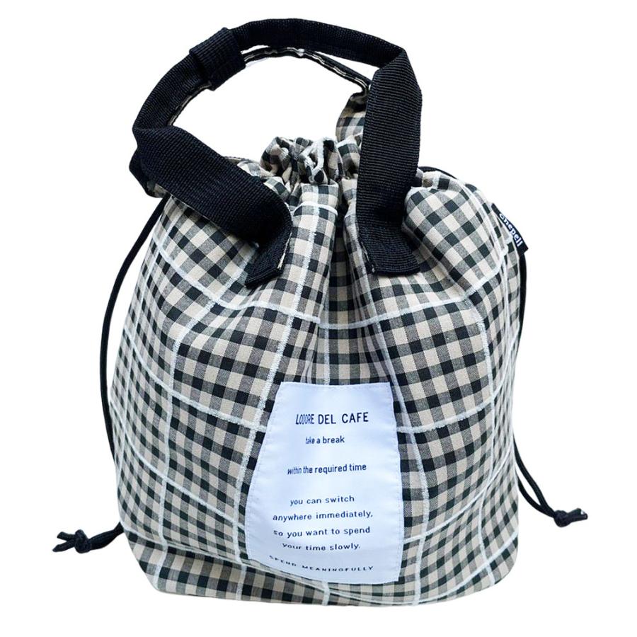 Drawstring cooler bag, lunch bag, waterproof, heat-insulating, cold-insulating, wired lunch tote, lunch bag, stylish, picnic, field trip, school, office, women, children, men