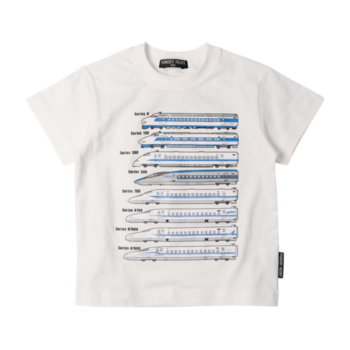 JR歴代新幹線電車プリント半袖Tシャツ
