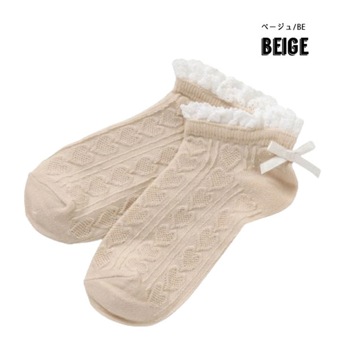 Ampersand lace design socks