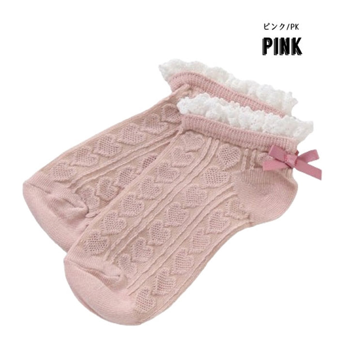 Ampersand lace design socks