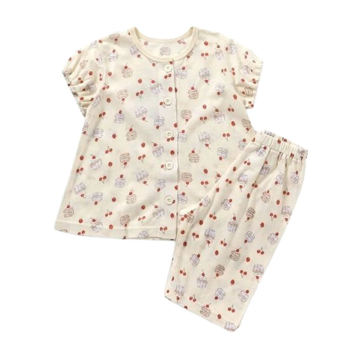 Ampersand Cupcake Print Short Sleeve Pajamas