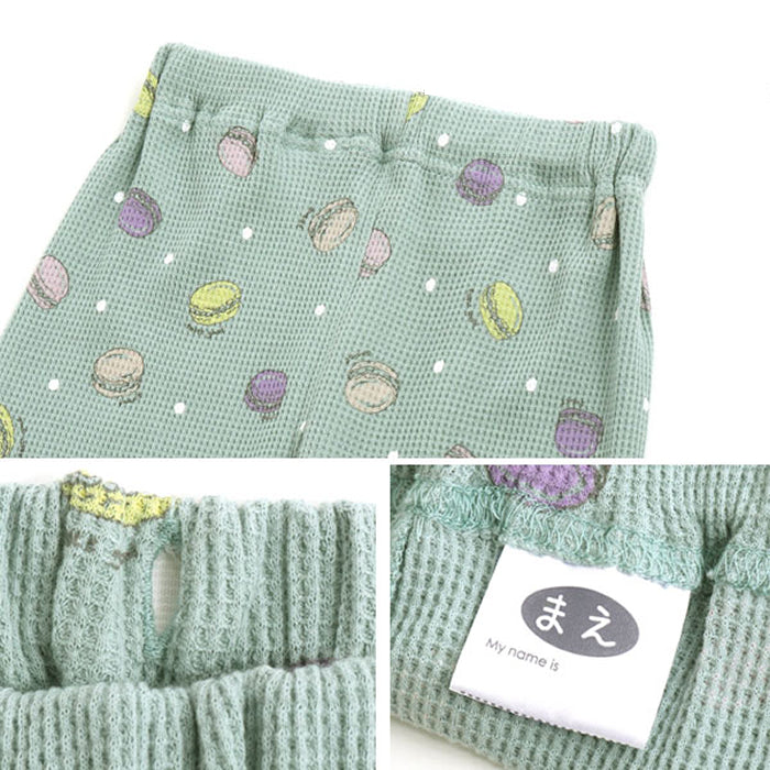 Ampersand Macaron Print Pajama Set