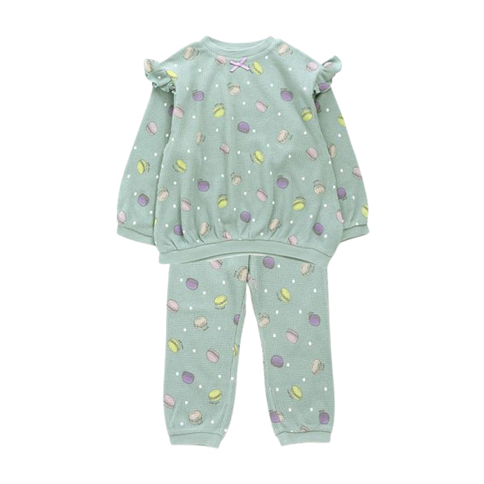 Ampersand Macaron Print Pajama Set