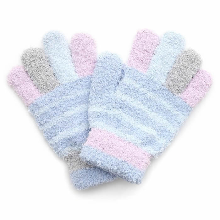 Ampersand Colorful Marshmallow Knit Gloves