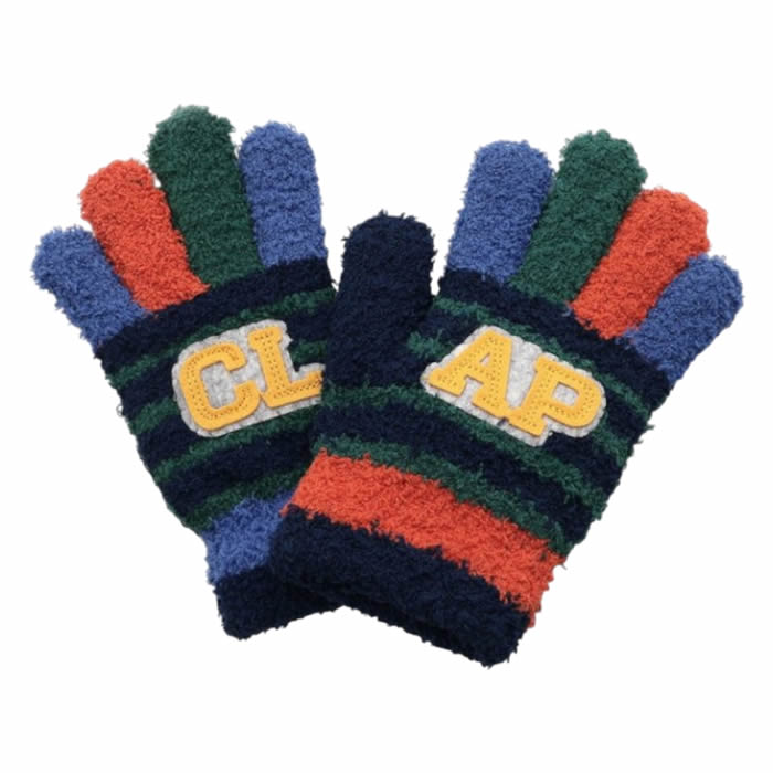 Ampersand Colorful Marshmallow Knit Gloves
