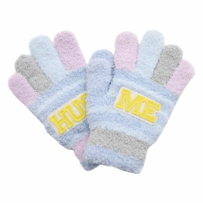 Ampersand Colorful Marshmallow Knit Gloves