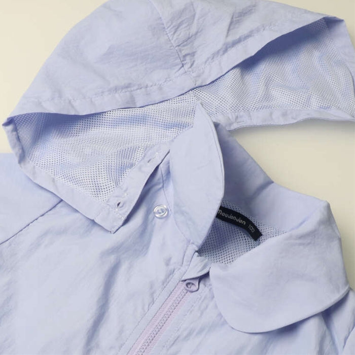moujonjon plain polyester windbreaker