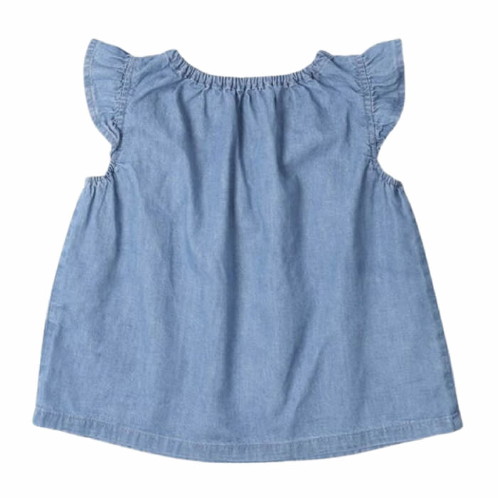 moujonjon Flower embroidered tunic vest