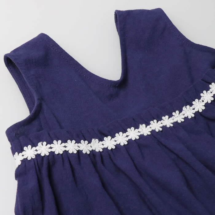 moujonjon jumper skirt with floral lace