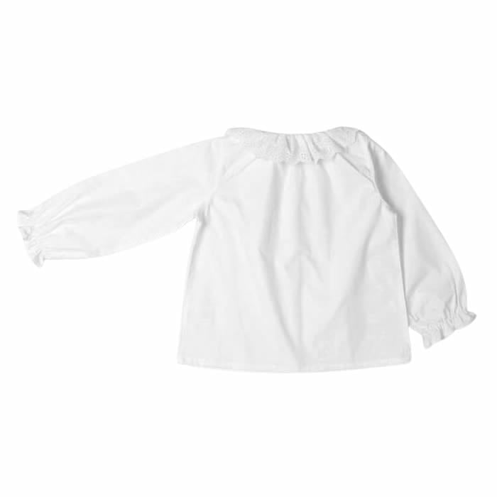 moujonjon Embroidered round-collar blouse