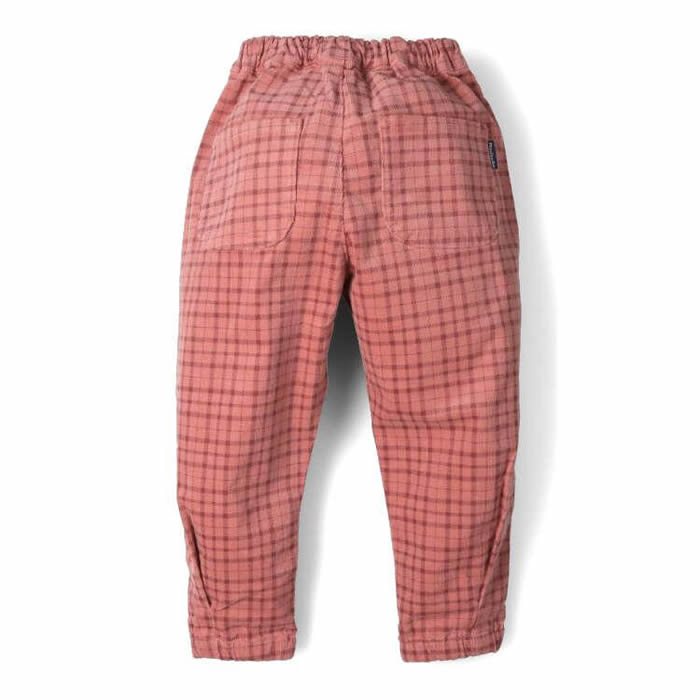 moujonjon corduroy check pants