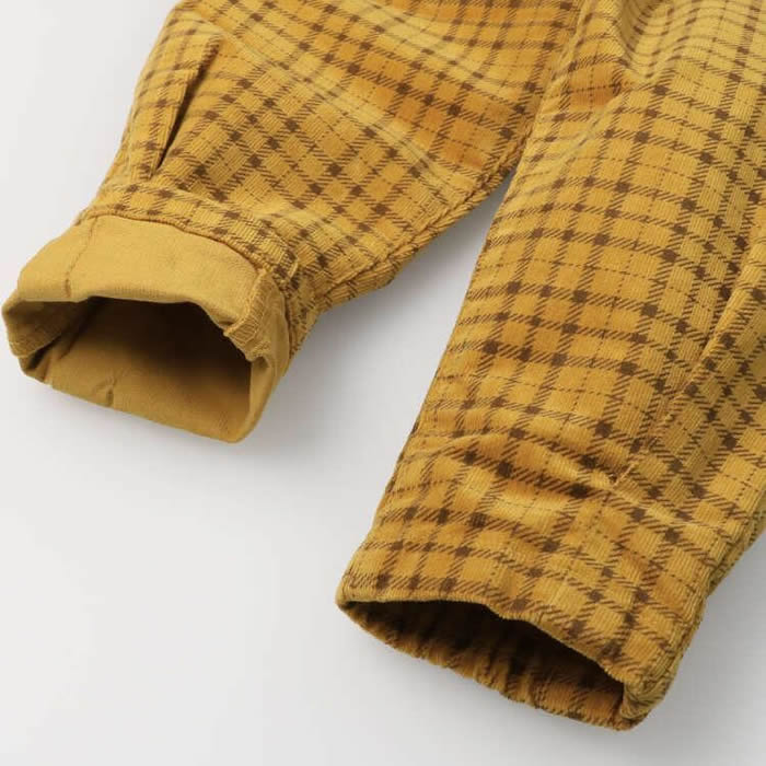 moujonjon corduroy check pants