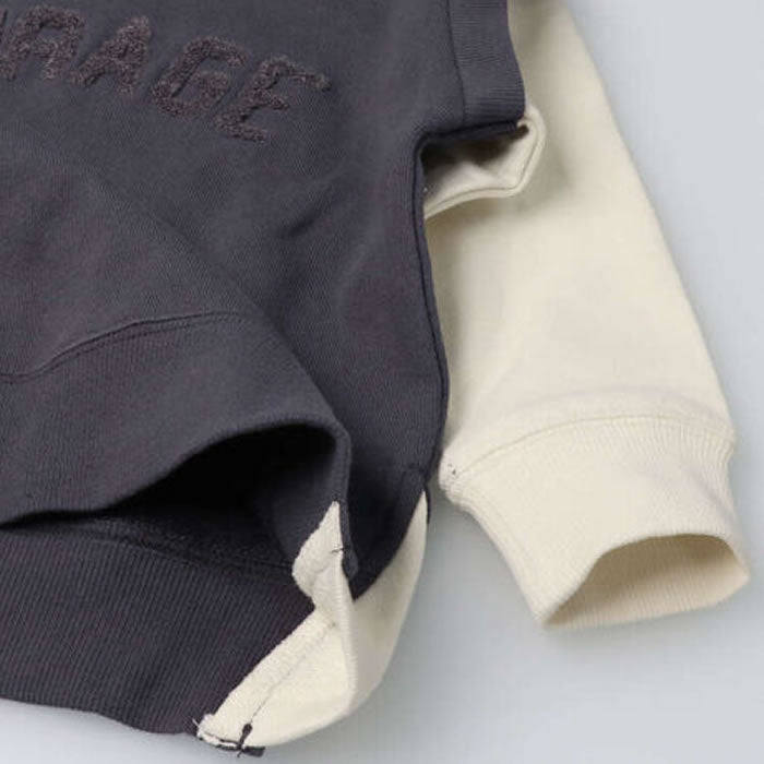 Crescent Layered Fleece Sweatshirt