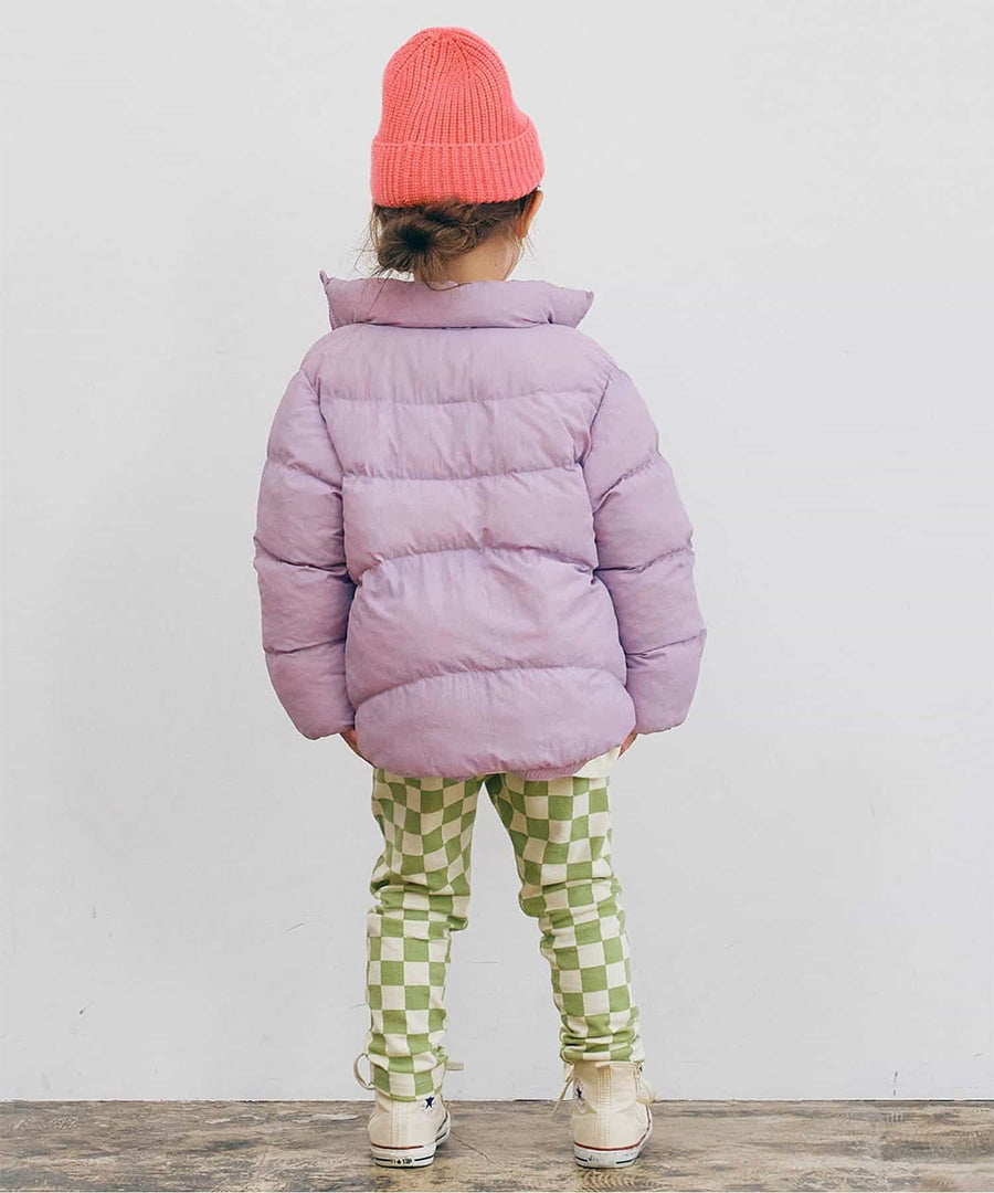 p.premier ほわほわ中綿のスタンドカラーパファージャケット マシンウォッシャブル