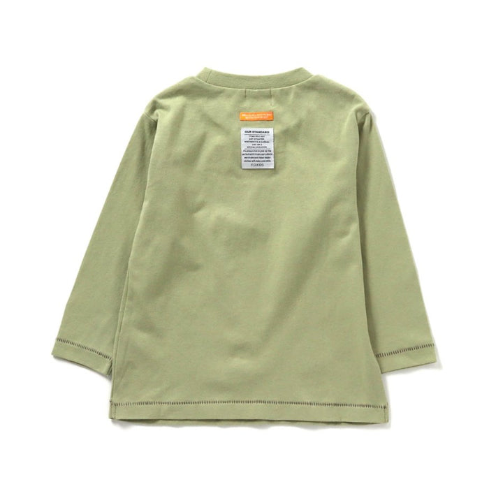 FOKIDS Hand-drawn illustration long-sleeved T-shirt