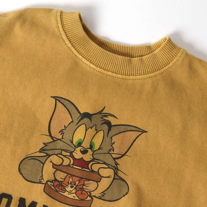 FOKID's Tom and Jerry collaboration colorful dye pullover