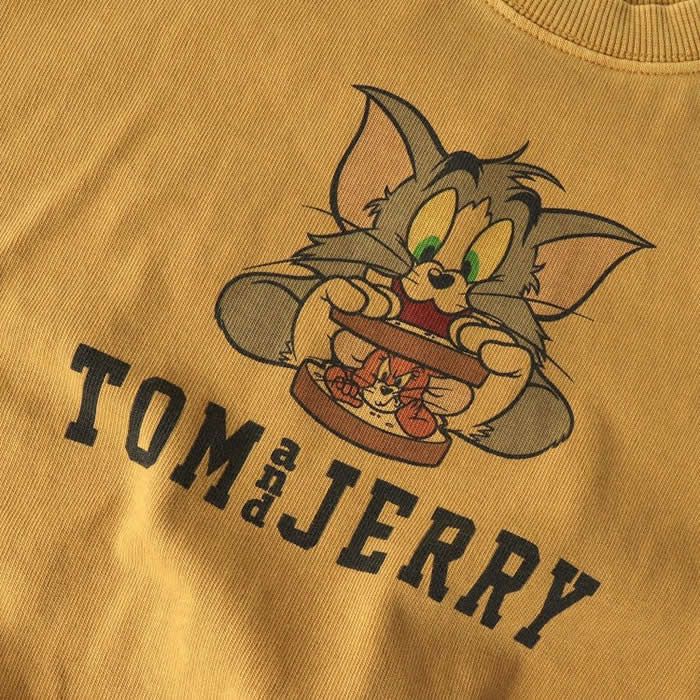 FOKID's Tom and Jerry collaboration colorful dye pullover