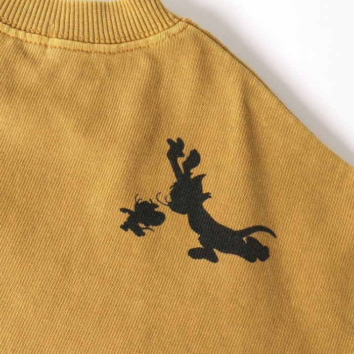 FOKID's Tom and Jerry collaboration colorful dye pullover