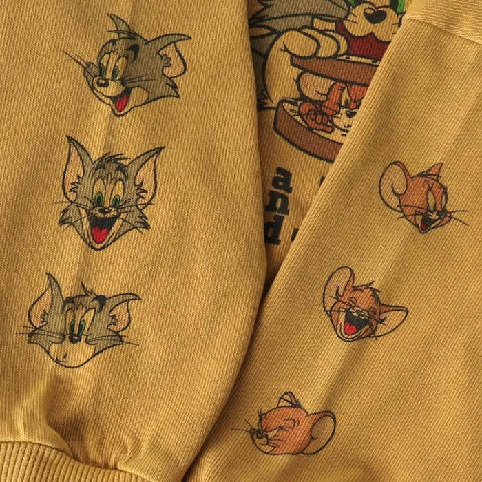 FOKID's Tom and Jerry collaboration colorful dye pullover
