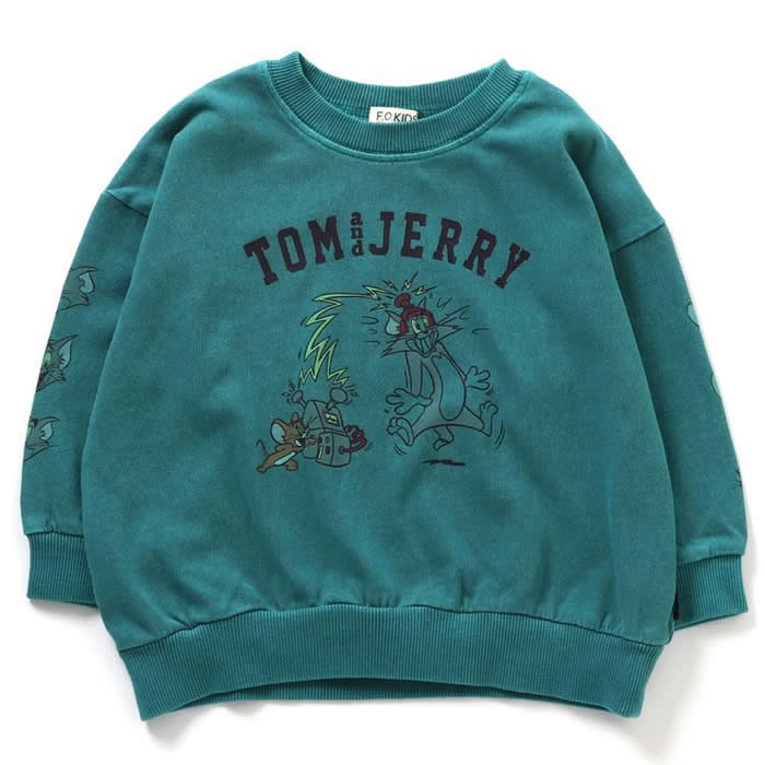 FOKID's Tom and Jerry collaboration colorful dye pullover