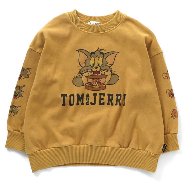 FOKID's Tom and Jerry collaboration colorful dye pullover