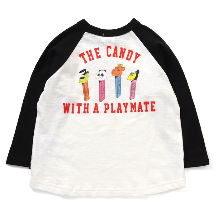 FOKIDS PEZ collaboration raglan long sleeve T-shirt