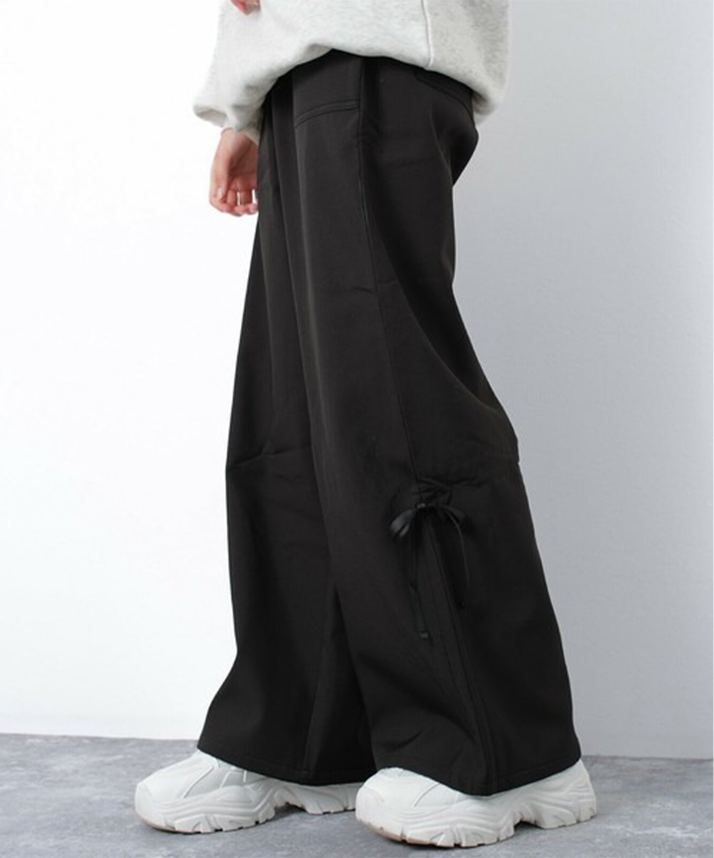 RiCO SUCRE Gathered Drawstring Bonded Pants