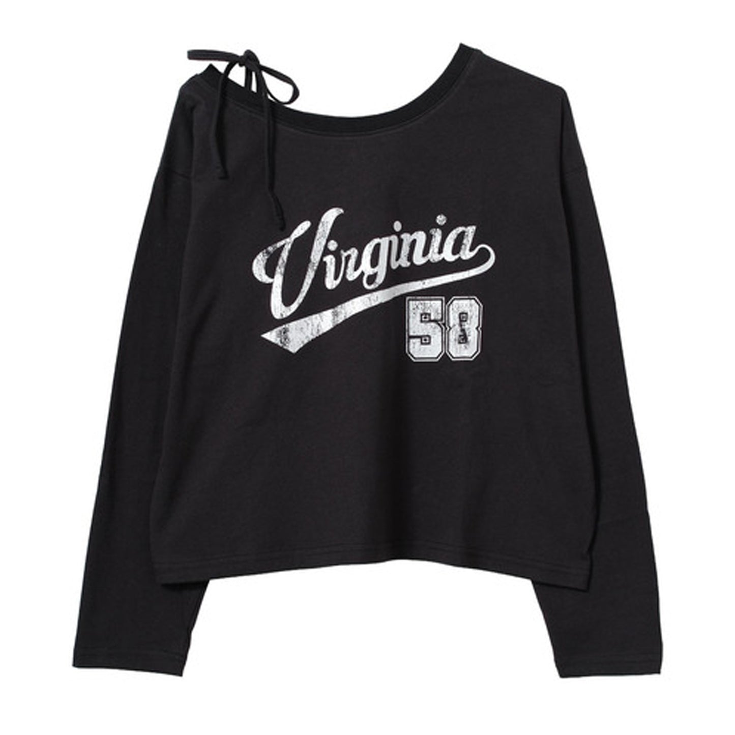 RiCO SUCRE One-shoulder Long T-shirt