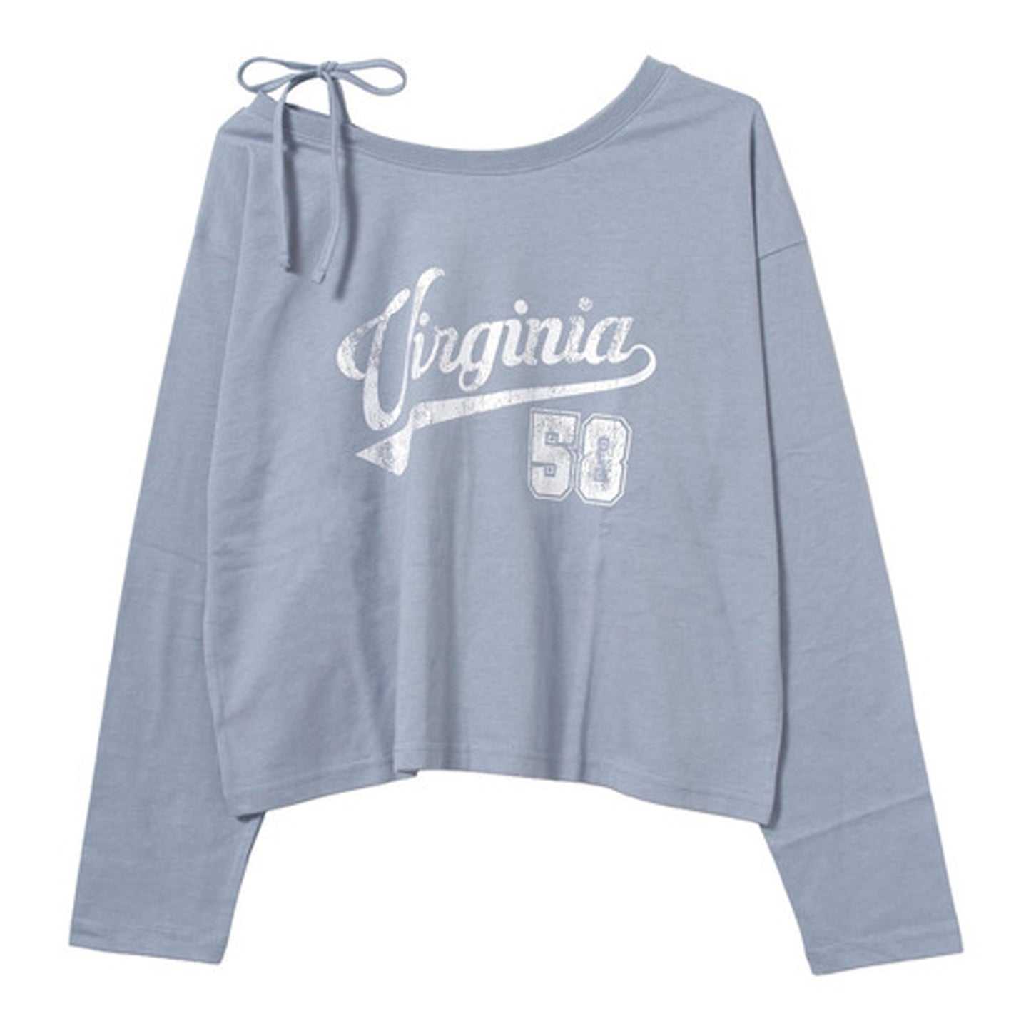 RiCO SUCRE One-shoulder Long T-shirt